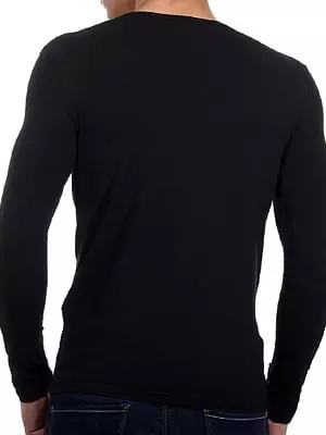 Мужская черная футболка с длинными рукавами Doreanse Long Sleeve 2920c01 распродажа Мужская черная футболка с длинными рукавами Doreanse Long Sleeve 2920c01 распродажа